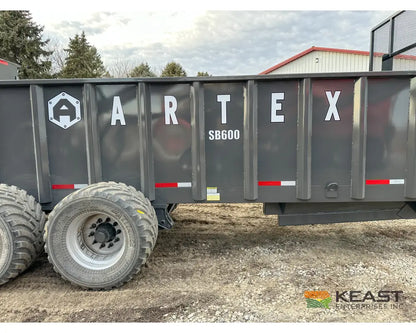 Artex SB600 Manure Spreader – 616 Cu Ft Struck Capacity Vertical Beaters Manure Spreaders