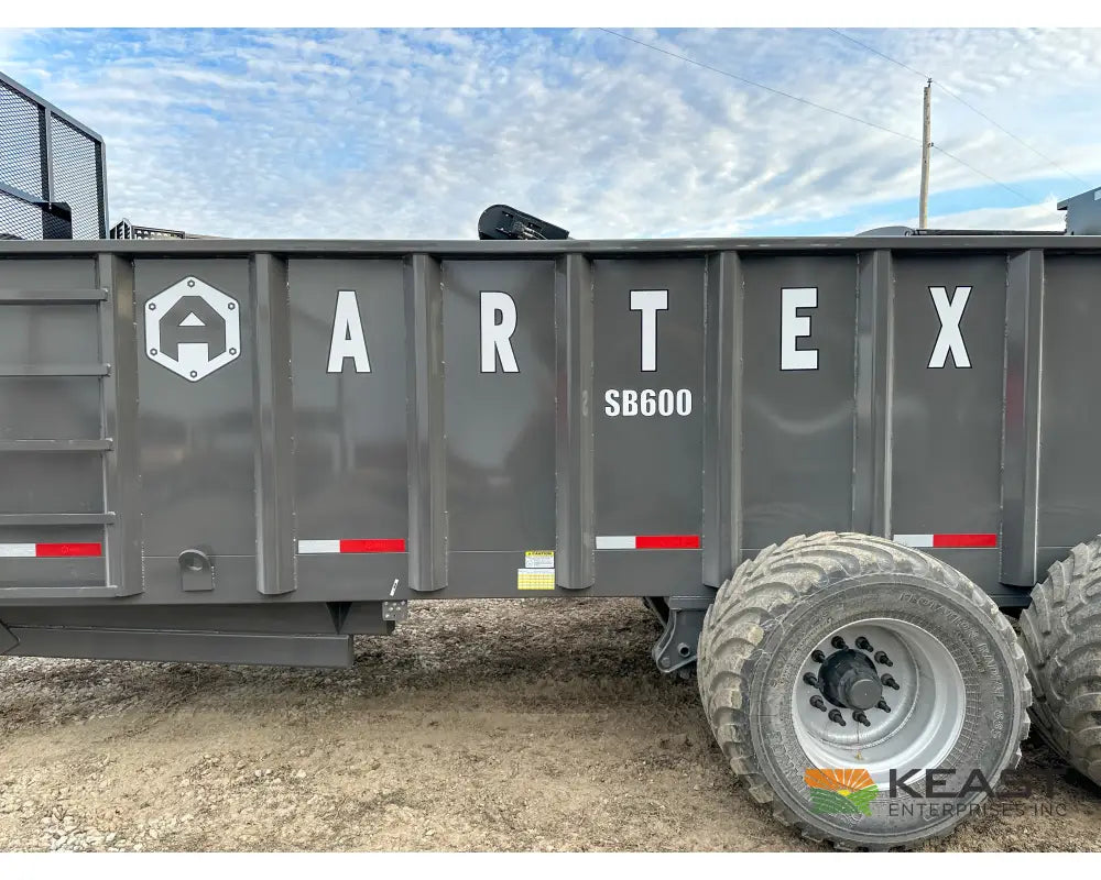 Artex SB600 Manure Spreader – 616 Cu Ft Struck Capacity Vertical Beaters Manure Spreaders