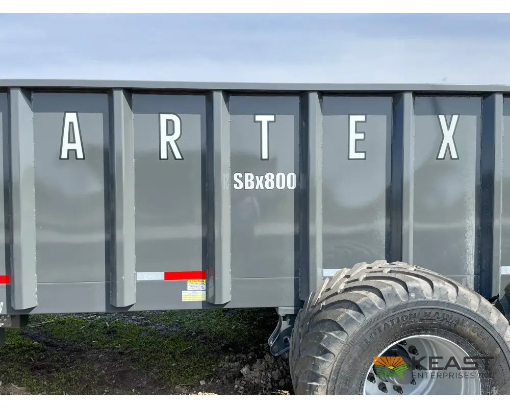 Artex SBX800 Manure Spreader – 858 Cu Ft Capacity Vertical Beaters Manure Spreaders