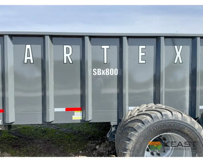 Artex SBX800 Manure Spreader – 858 Cu Ft Capacity Vertical Beaters Manure Spreaders