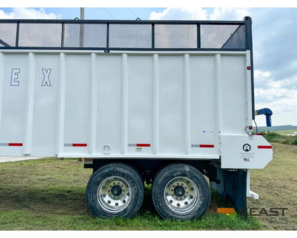 Artex TR3606 8 36’ Chainfloor Forage Trailer Spring Ride Aluminum Outer Rims Air Lift Tailgate Forage Trailers