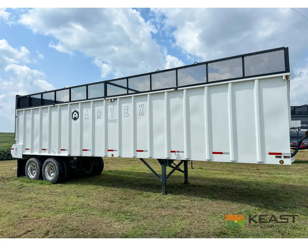 Artex TR3606 8 36’ Chainfloor Forage Trailer Spring Ride Aluminum Outer Rims Air Lift Tailgate Forage Trailers