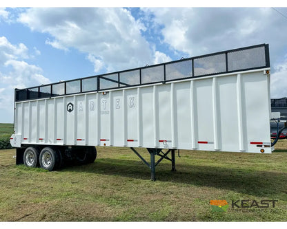 Artex TR3606 8 36’ Chainfloor Forage Trailer Spring Ride Aluminum Outer Rims Air Lift Tailgate Forage Trailers