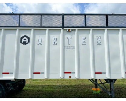 Artex TR3606 8 36’ Chainfloor Forage Trailer Spring Ride Aluminum Outer Rims Air Lift Tailgate Forage Trailers