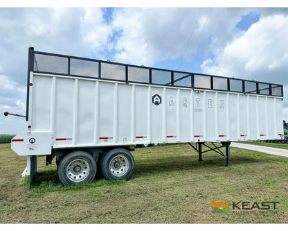Artex TR3606 8 36’ Chainfloor Forage Trailer Spring Ride Aluminum Outer Rims Air Lift Tailgate Forage Trailers