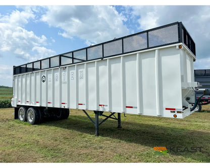 Artex TR3606 8 36’ Chainfloor Forage Trailer Spring Ride Aluminum Outer Rims Air Lift Tailgate Forage Trailers