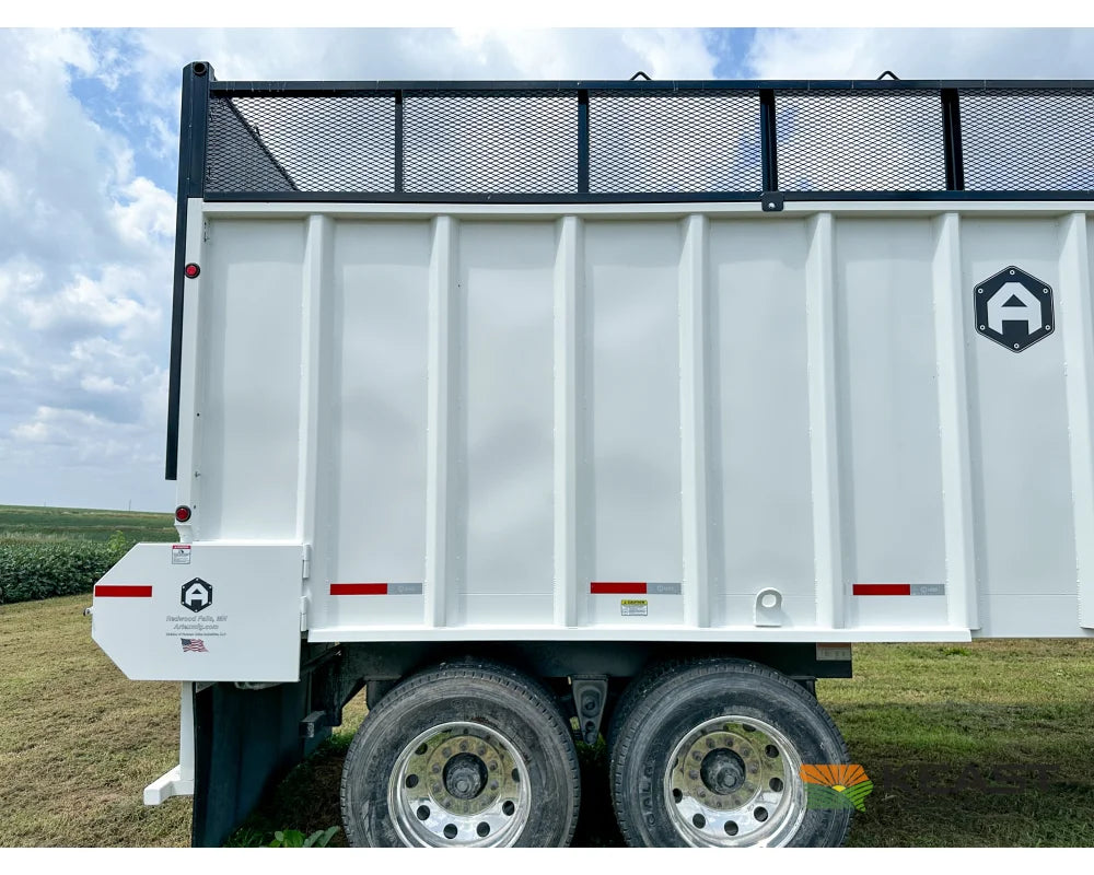Artex TR3606 8 36’ Chainfloor Forage Trailer Spring Ride Aluminum Outer Rims Air Lift Tailgate Forage Trailers