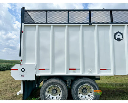 Artex TR3606 8 36’ Chainfloor Forage Trailer Spring Ride Aluminum Outer Rims Air Lift Tailgate Forage Trailers