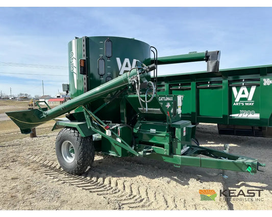 Art’s Way 6140 Cattle Maxx Roller Mill Mixer 140 Bushel Tank 20’’ Roller Mill Feed Auger Grinder Mixers