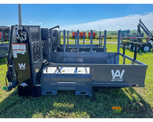Art's Way 864 TOP-SPREAD loader-mounted bale processor