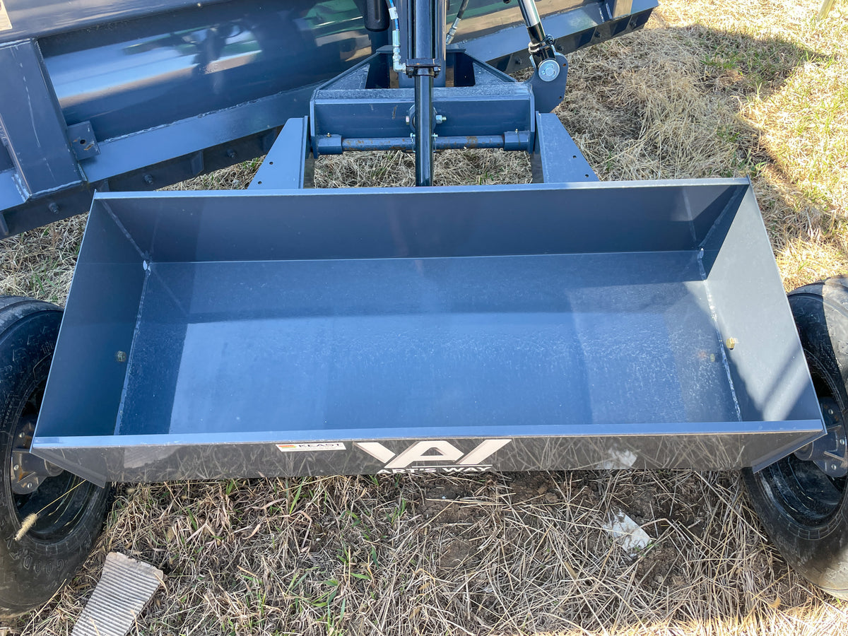 Art's Way LS1200 12-foot pull-type grader, Standard configuration, rear weight box