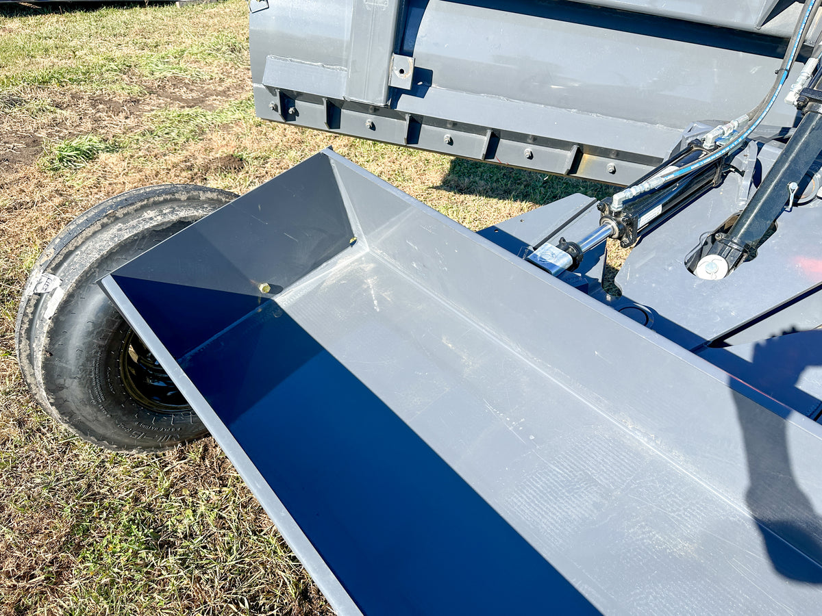 Art's Way LS1400 14-foot pull-type grader, Standard configuration, rear weight box and frame