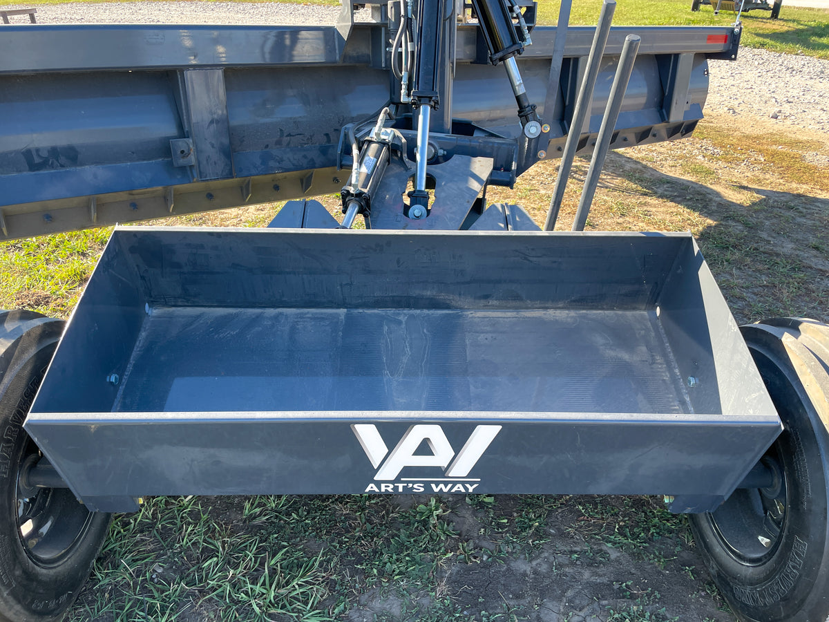 Art's Way LS1600 16-foot pull-type grader, Standard configuration, rear weight box