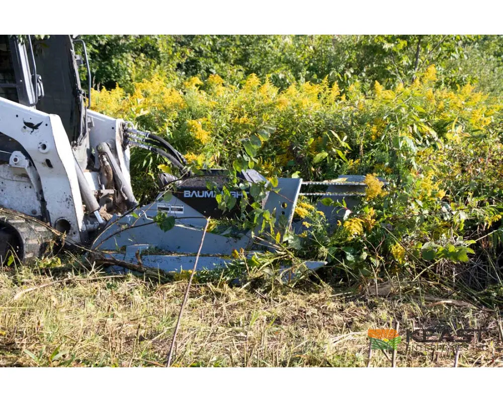 Baumalight CF772 Heavy Duty Open-Front Skid Steer Rotary Brush Cutter 72’’ Cut Brush Cutters
