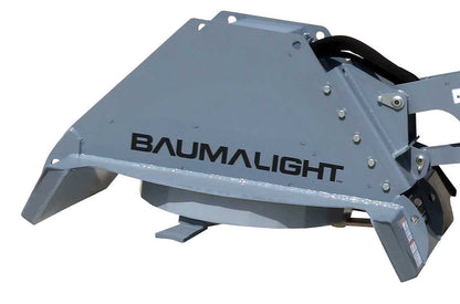 Baumalight CXC542 excavator brush cutter, three-quarter attachment view