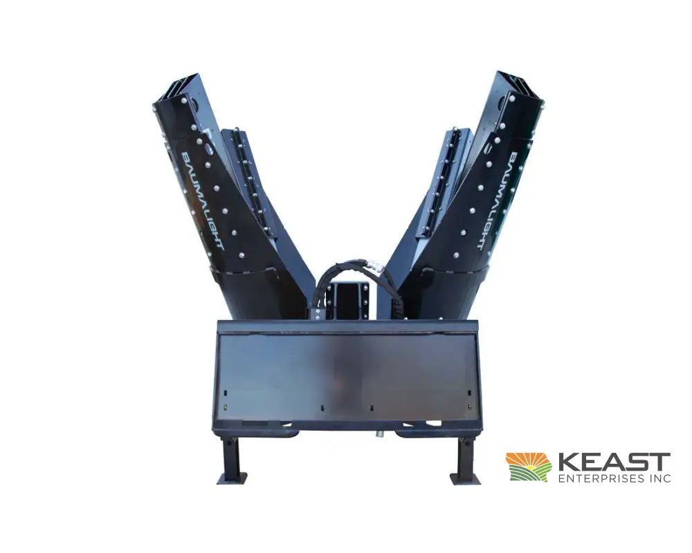 Baumalight DR438 38’’ Industrial Skid Steer Tree Spade - Electric Controls 4-Blade Semi-Truncated Design Tree Spades