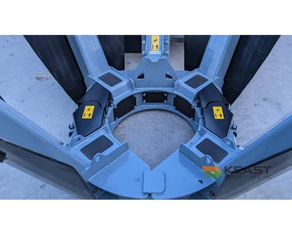 Baumalight DR438 38’’ Industrial Skid Steer Tree Spade - Electric Controls 4-Blade Semi-Truncated Design Tree Spades