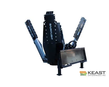 Baumalight DR438 38’’ Industrial Skid Steer Tree Spade - Electric Controls 4-Blade Semi-Truncated Design Tree Spades