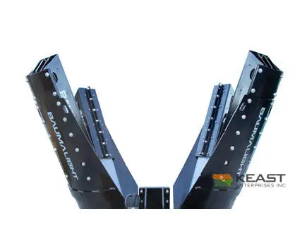 Baumalight DR438 38’’ Industrial Skid Steer Tree Spade - Electric Controls 4-Blade Semi-Truncated Design Tree Spades