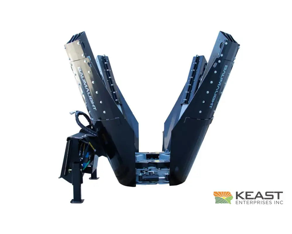 Baumalight DR438 38’’ Industrial Skid Steer Tree Spade - Electric Controls 4-Blade Semi-Truncated Design Tree Spades