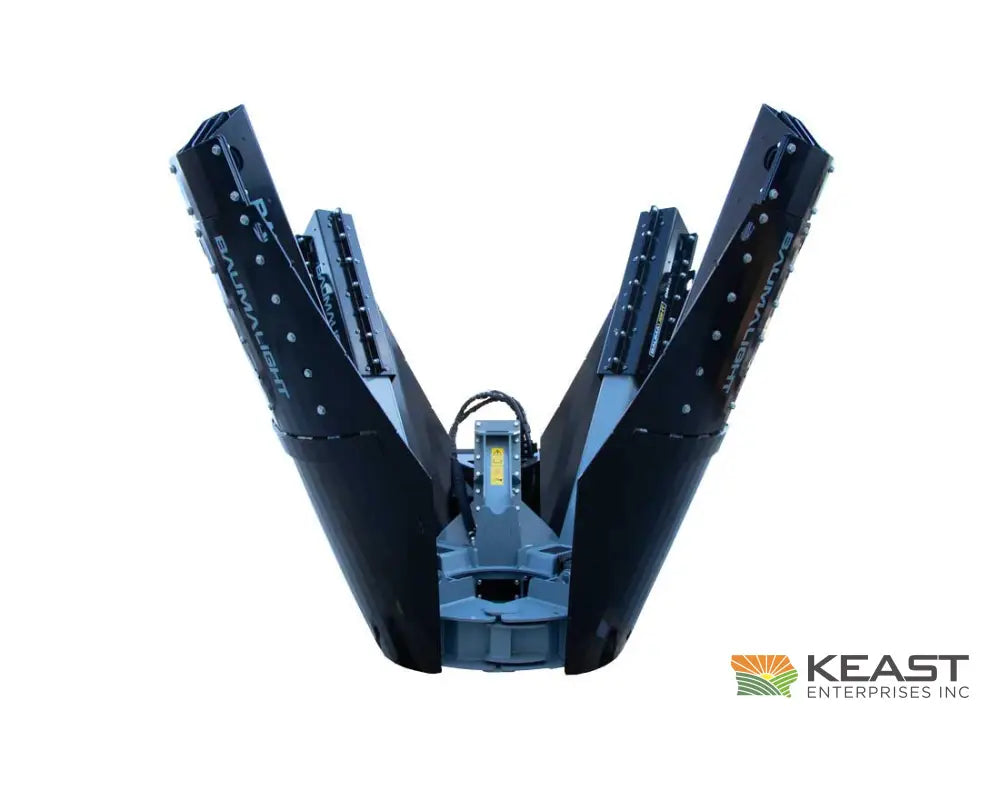 Baumalight DR438 38’’ Industrial Skid Steer Tree Spade - Electric Controls 4-Blade Semi-Truncated Design Tree Spades