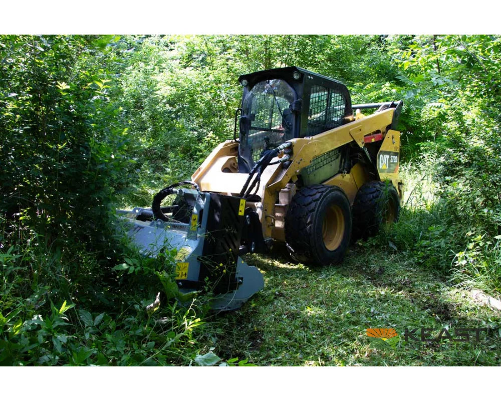 Baumalight FEB700 80’’ Skid Steer Flail Mower - F7000 Flail Teeth Bent Axis Piston Motor 18-35 GPM Flail Mowers