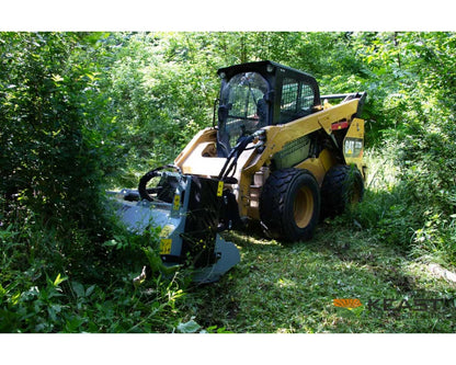 Baumalight FEB700 80’’ Skid Steer Flail Mower - F7000 Flail Teeth Bent Axis Piston Motor 18-35 GPM Flail Mowers