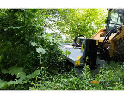 Baumalight FEB700 80’’ Skid Steer Flail Mower - F7000 Flail Teeth Bent Axis Piston Motor 18-35 GPM Flail Mowers