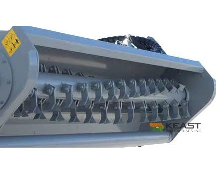 Baumalight FEB700 80’’ Skid Steer Flail Mower - F7000 Flail Teeth Bent Axis Piston Motor 18-35 GPM Flail Mowers