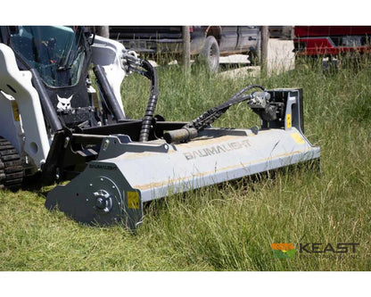 Baumalight FEB700 80’’ Skid Steer Flail Mower - F7000 Flail Teeth Bent Axis Piston Motor 18-35 GPM Flail Mowers