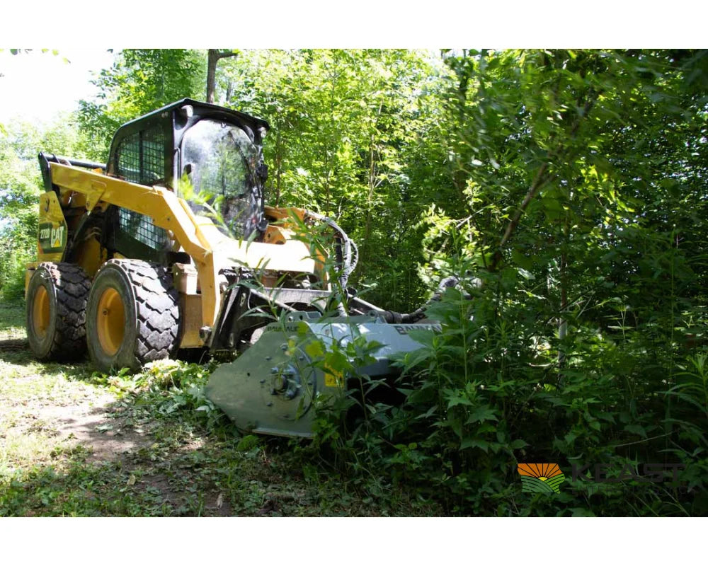 Baumalight FEB700 80’’ Skid Steer Flail Mower - F7000 Flail Teeth Bent Axis Piston Motor 18-35 GPM Flail Mowers