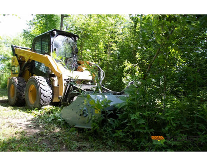 Baumalight FEB700 80’’ Skid Steer Flail Mower - F7000 Flail Teeth Bent Axis Piston Motor 18-35 GPM Flail Mowers