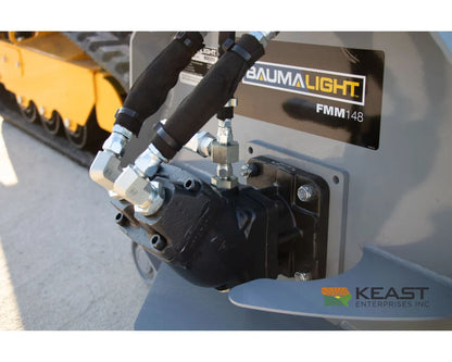 Baumalight FMM148 48’’ Mini Skid Steer Flail Mower - 30 F2000 Flail Teeth Adjustable Roller Bar Flail Mowers