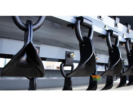 Baumalight FMM148 48’’ Mini Skid Steer Flail Mower - 30 F2000 Flail Teeth Adjustable Roller Bar Flail Mowers