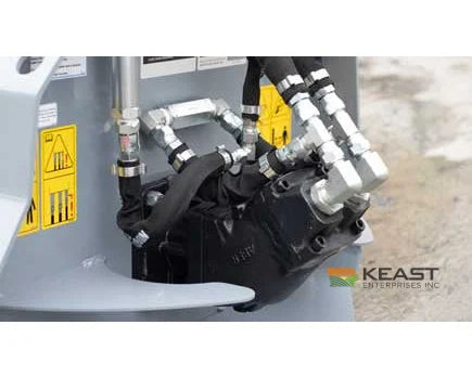 Baumalight FMM148 48’’ Mini Skid Steer Flail Mower - 30 F2000 Flail Teeth Adjustable Roller Bar Flail Mowers
