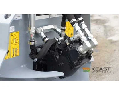 Baumalight FMM148 48’’ Mini Skid Steer Flail Mower - 30 F2000 Flail Teeth Adjustable Roller Bar Flail Mowers