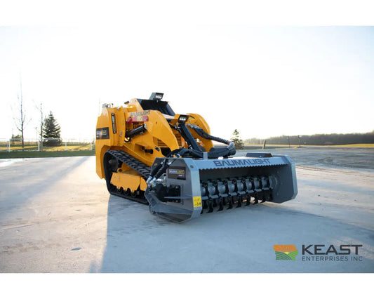 Baumalight FMM148 48’’ Mini Skid Steer Flail Mower - 30 F2000 Flail Teeth Adjustable Roller Bar Flail Mowers