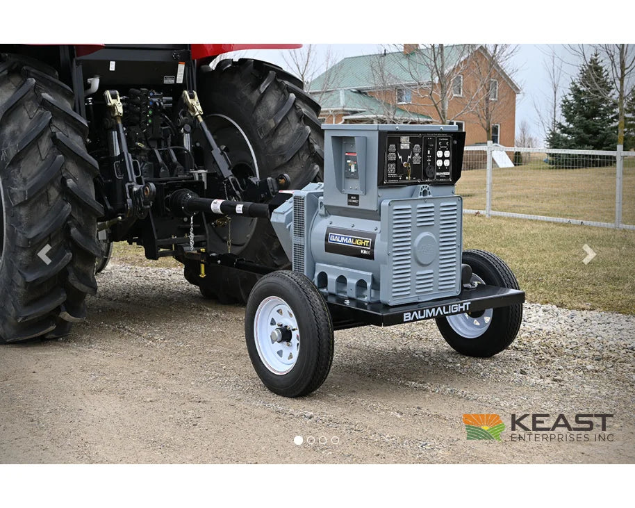Baumalight KR65 PTO Generator 65 kW Single Phase 120/240V 250 Amps Generators