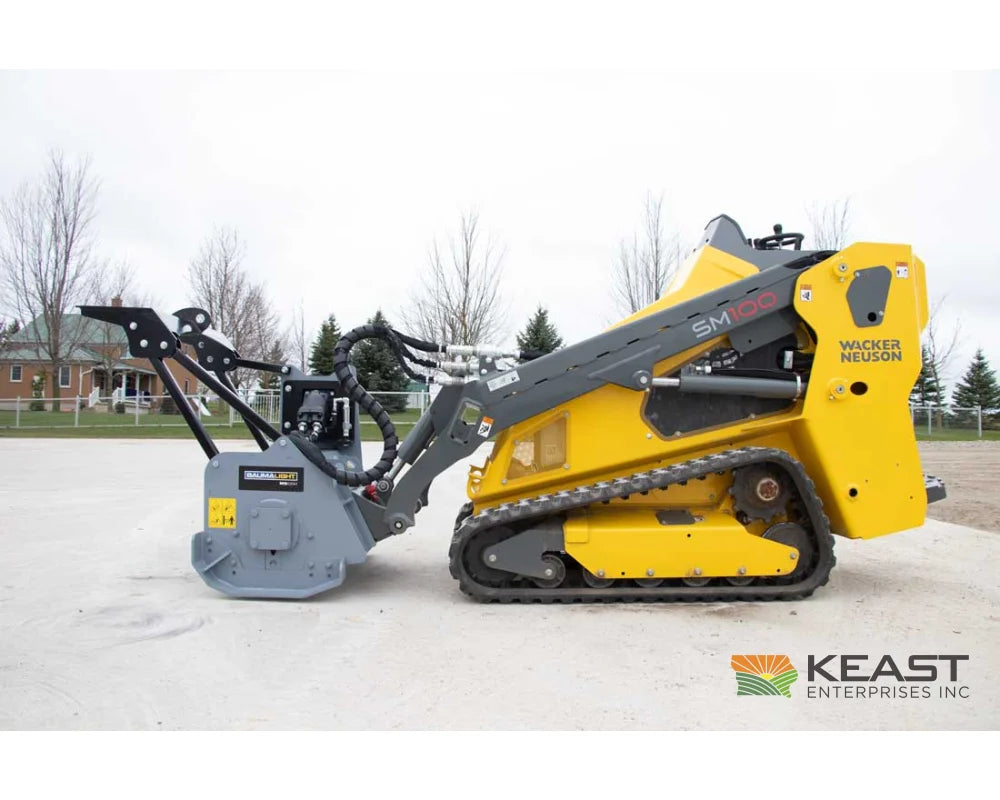 Baumalight MS530M Mini Skid Steer Mulcher 42″ Path Width Hoses & Couplers Included Mulchers