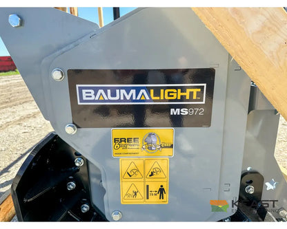 Baumalight MS972 model label and warning decal detail