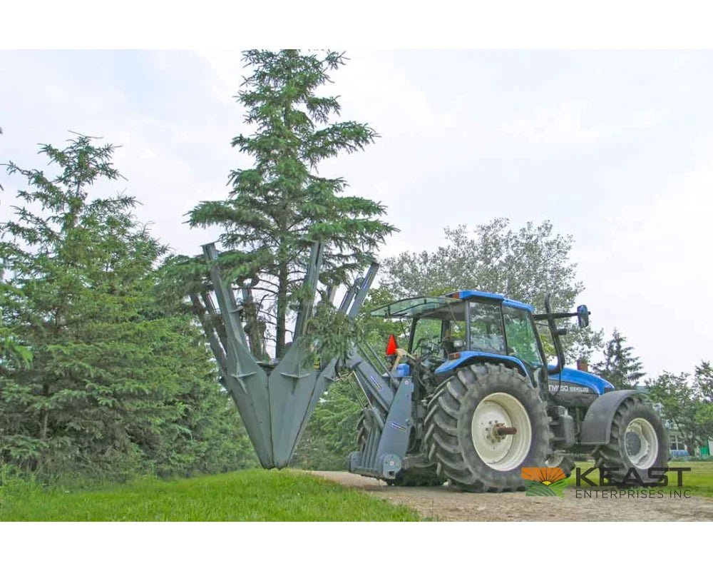 Baumalight PT650 3-Point Hitch Tree Spade - 50’’ Root Ball 6-Blade System Up to 5’’ Tree Capacity Tree Spade