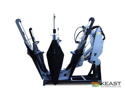 Baumalight PT650 3-Point Hitch Tree Spade - 50’’ Root Ball 6-Blade System Up to 5’’ Tree Capacity Tree Spade