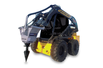 Baumalight RSS580 cone splitter mounted on a skid steer
