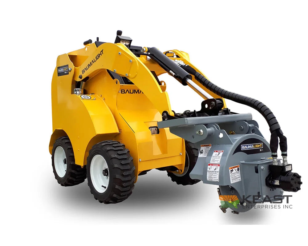 Baumalight S14 Mini Skid Steer Stump Grinder - 18’’ Rotor 12 Carbide Teeth 10-15 GPM Mulchers
