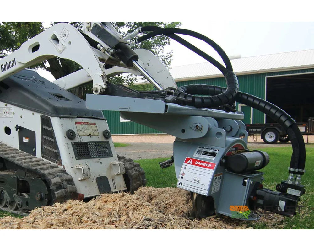 Baumalight S14 Mini Skid Steer Stump Grinder - 18’’ Rotor 12 Carbide Teeth 10-15 GPM Mulchers