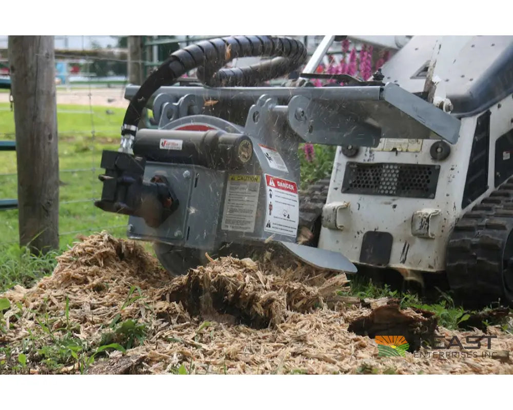 Baumalight S14 Mini Skid Steer Stump Grinder - 18’’ Rotor 12 Carbide Teeth 10-15 GPM Mulchers