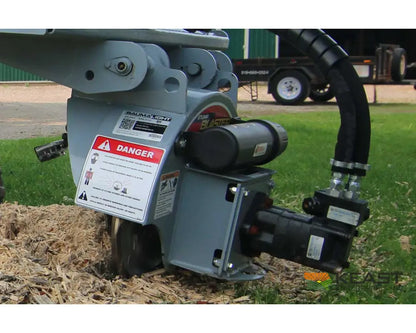 Baumalight S14 Mini Skid Steer Stump Grinder - 18’’ Rotor 12 Carbide Teeth 10-15 GPM Mulchers