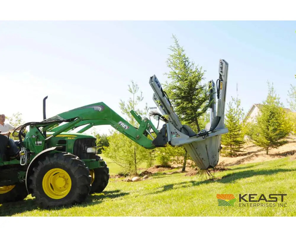 Baumalight ST440 40’’ Skid Steer Tree Spade - Manual Hydraulic Control 4-Blade Semi-Truncated Design AR400 Steel Tree