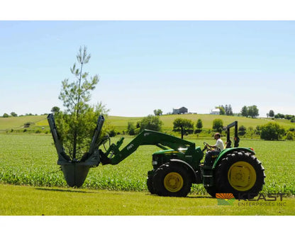 Baumalight ST440 40’’ Skid Steer Tree Spade - Manual Hydraulic Control 4-Blade Semi-Truncated Design AR400 Steel Tree