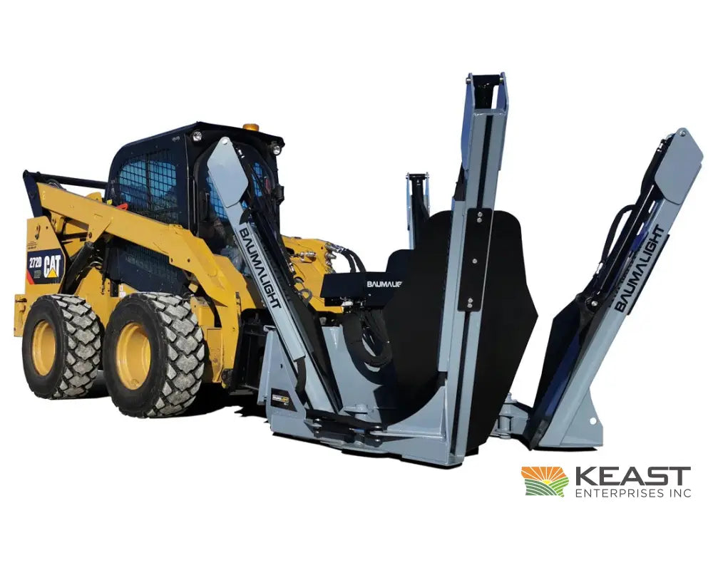Baumalight ST440 40’’ Skid Steer Tree Spade - Manual Hydraulic Control 4-Blade Semi-Truncated Design AR400 Steel Tree